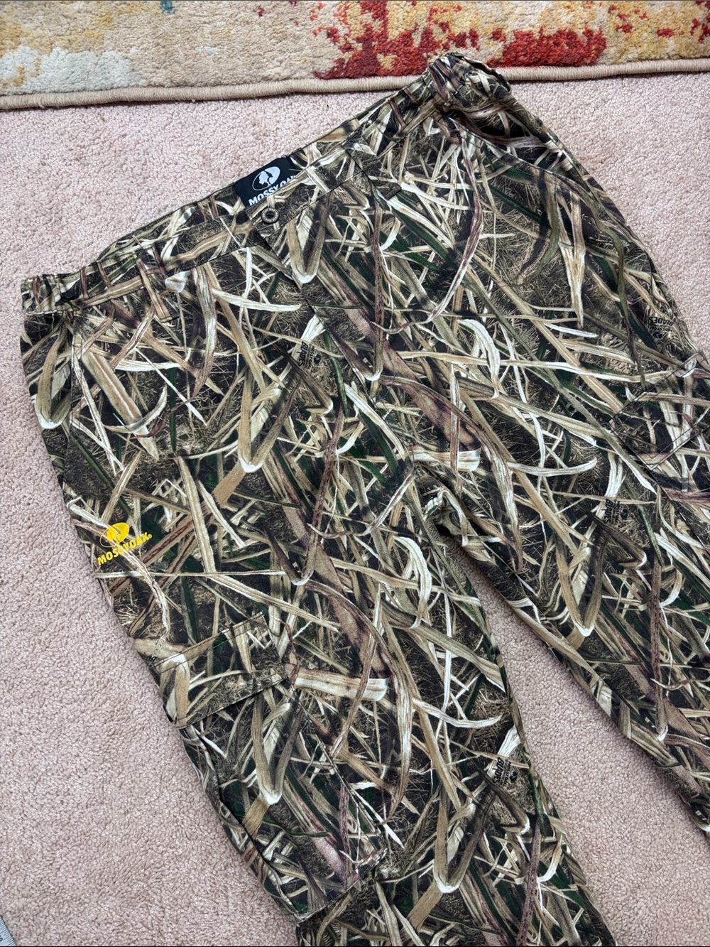 Mossy Oak Shadow Blades Cargo Camo Pants Men’s NWOT. 40-42 XL Hunting Gorpcore